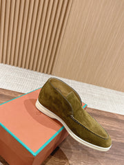 LP OPEN WALK LOAFERS BRIGHT OLIVE SUEDE