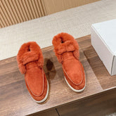 LP CLASSIC SUMMER CHARMS WALK LOAFERS BURNT ORANGE CALFSKIN