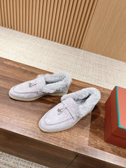 LP SUMMER CHARMS WALK LOAFERS BRIGHT GRAY FLEECE