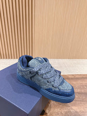 BY ERL B9S SKATER SNEAKER IN COBALT BLUE CANNAGE FABRIC