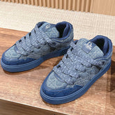 BY ERL B9S SKATER SNEAKER IN COBALT BLUE CANNAGE FABRIC