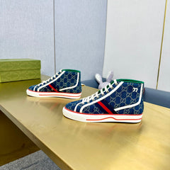 GG TENNIS 1977 HIGH-TOP TRAINER INDIGO CANVAS