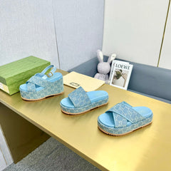 GG SUPREME PLATFORM SKY CANVAS