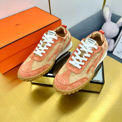 JET SNEAKER IN HONEY MIX TIGER ORANGE