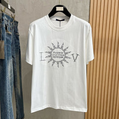 LV T-SHIRT IN WHITE PURE COTTON WITH EMBROIDERED LOGO 238773