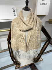 LOEWE 25S SCARF 180 IN CASHMERE WOOL 706575
