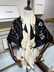 CHANEL 25S SCARF 140 IN SILK 732177