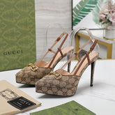 GG Valentino High heels Brown