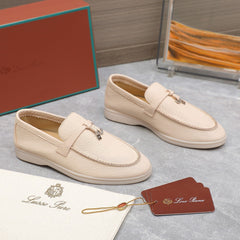 LP SUMMER CHARMS WALK LOAFERS BEIGE CREAM LAMBSKIN