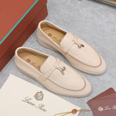 LP SUMMER CHARMS WALK LOAFERS BEIGE CREAM LAMBSKIN