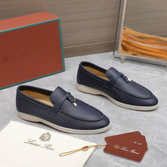 LP SUMMER CHARMS WALK LOAFERS NAVY LAMBSKIN