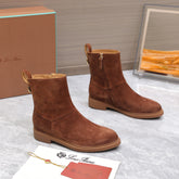 LP 25S KILDA ANKLE BOOT IN CHESTNUT SUEDE