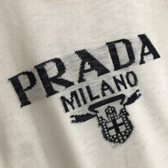 PRADA SHORT-SLEEVE KNIT TOP STYLE 178