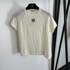 LOEWE SHORT-SLEEVE KNIT TOP STYLE 113