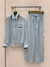 GUCCI LONG-SLEEVE SHIRT AND WIDE-LEG PANTS SET STYLE 15