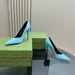 GG 105 HIGH HEEL PUMP SKY LAMBSKIN