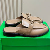 ASTAIRE MULE IN LIGHT BROWN CALFSKIN