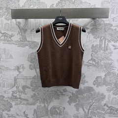 Miu 25 V- Gile Brown Wool 232024