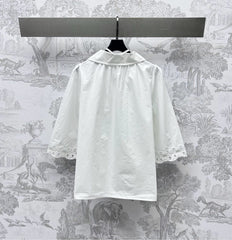 GUCCI 25S EMBROIDERED LONG SLEEVE SHIRT 264651