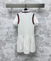 GUCCI 25S PLEATED SHORT-SLEEVE DRESS 264671