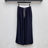 MIU 25S WIDE LEG PANTS WITH DRAWSTRING 264585