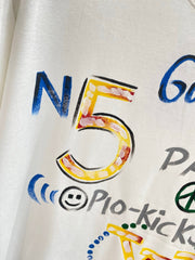 LV WHITE COTTON GRAFFITI T-SHIRT 238907