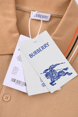 Burberry 25 Polo T- Shirt Caramel Cotton 232684