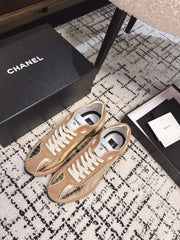 CLASSIC SNEAKERS IN PERU BROWN SHEEPSKIN AND SUEDE