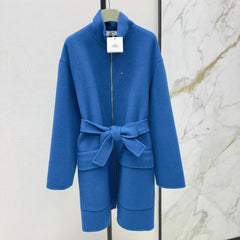 HERMES 25S STAND-COLLAR ZIP-UP JACKET 96710