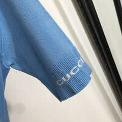 GUCCI SHORT-SLEEVE KNIT TOP STYLE 68