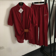 LOEWE SHIRT & STRAIGHT-LEG PANTS SET STYLE 165