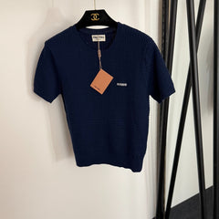 MIUMIU SHORT-SLEEVE KNIT TOP STYLE 422