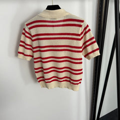 MIUMIU KNIT POLO SHIRT STYLE 387