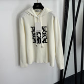 MAX MARA 25S HOODED LONG-SLEEVE KNIT SWEATSHIR 048