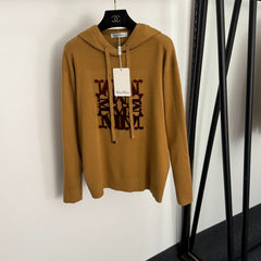 MAX MARA 25S HOODED LONG-SLEEVE KNIT SWEATSHIR 049