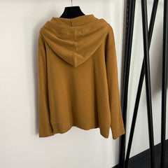 MAX MARA 25S HOODED LONG-SLEEVE KNIT SWEATSHIR 049