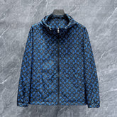 LV COBALT BLUE MIX BLACK MONOGRAM JACKET 239572
