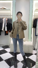HERMES 25S SHORT SHEEPSKIN JACKET 044