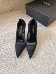 NORMA PUMPS IN BLACK MESH