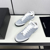 SPORTS SHOES IN GREY FABRIC