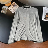 MIUMIU LONG-SLEEVE T-SHIRT STYLE 46