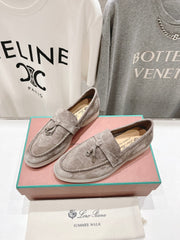 LP SUMMER CHARMS WALK LOAFERS GRAY SUEDE