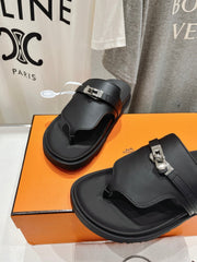EMPIRE SANDAL BLACK CALFSKIN