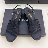 BLACK ROMAN 5 CM SANDALS