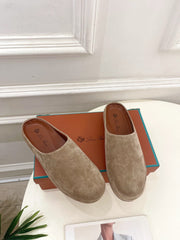 LP 25S MULES IN MOCHA BROWN SUEDE