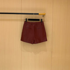 GUCCI LEATHER SHORTS 276987