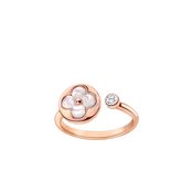 SUN 1 DIAMOND PINK MOP RING