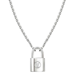 LV CHARITY LOCK NECKLACE