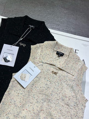 CHANEL 25S SLEEVELESS KNIT VEST 372