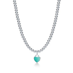 RETURN TO TIF SILVER BEAD NECKLACE